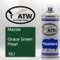 Preview: Mazda, Grace Green Pearl, 18J: 400ml Sprühdose, von ATW Autoteile West.